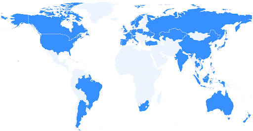 FlyVPN Global Network Visualization